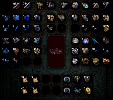 PoE Currency Items Screenshot