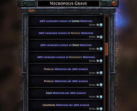 Path of Exile Necropolis Crafting