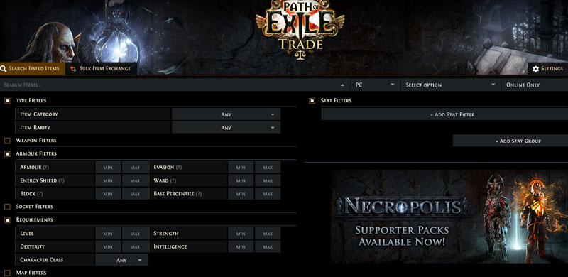 Path of Exile Item Filters